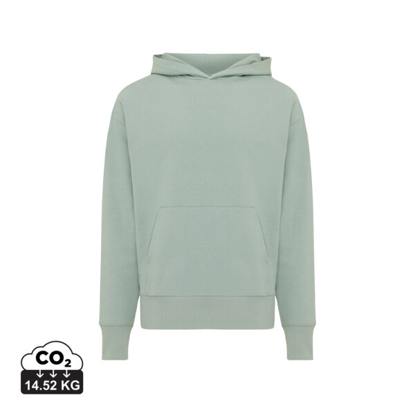 Iqoniq Yoho Relax-Hoodie aus recycelter Baumwolle Iceberg green