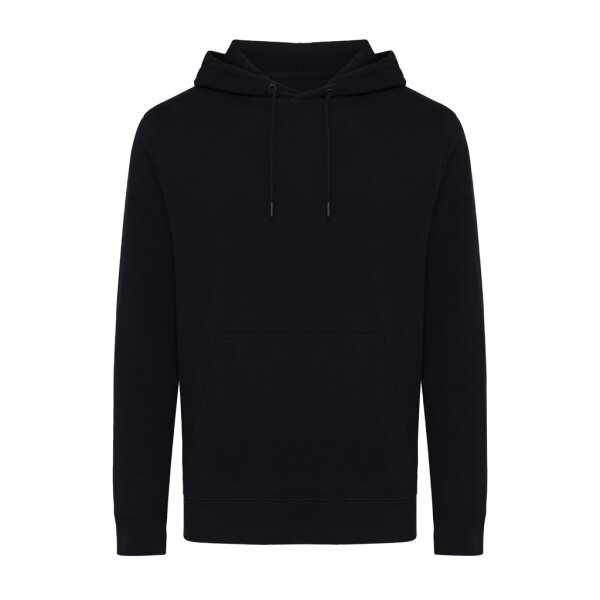 Iqoniq Rila Lightweight Hoodie aus recycelter Baumwolle schwarz