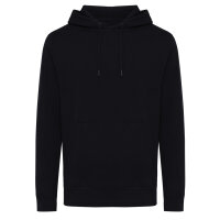 Iqoniq Rila Lightweight Hoodie aus recycelter Baumwolle schwarz