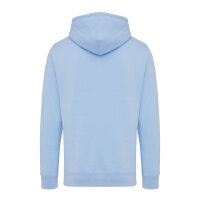 Felpa con cappuccio Iqoniq Rila in cotone riciclato sky blue