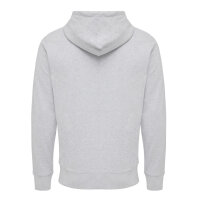 Iqoniq Abisko Zip-Kapuzenpullover aus recycelter Baumwolle heather grey