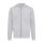 Iqoniq Abisko Zip-Kapuzenpullover aus recycelter Baumwolle heather grey