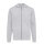 Iqoniq Abisko Zip-Kapuzenpullover aus recycelter Baumwolle heather grey