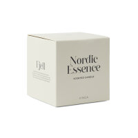 Nordic Essence Duftkerze groß off white, dunkelbraun