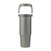 VINGA Eos Trek 880ml Flasche aus RCS rec. Stainless-Steel grau, grau