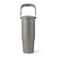 VINGA Eos Trek 880ml Flasche aus RCS rec. Stainless-Steel grau, grau