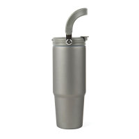 VINGA Eos Trek 880ml Flasche aus RCS rec. Stainless-Steel grau, grau