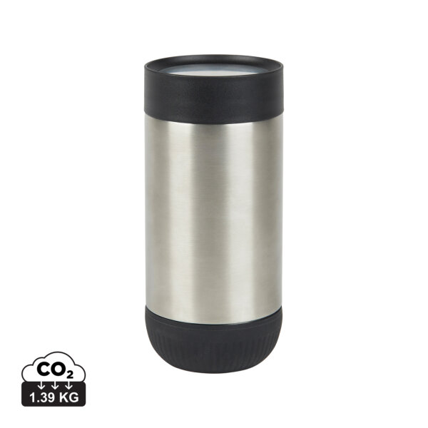 VINGA Erie 350ml Becher aus RCS rec. Stainless-Steel silber, schwarz