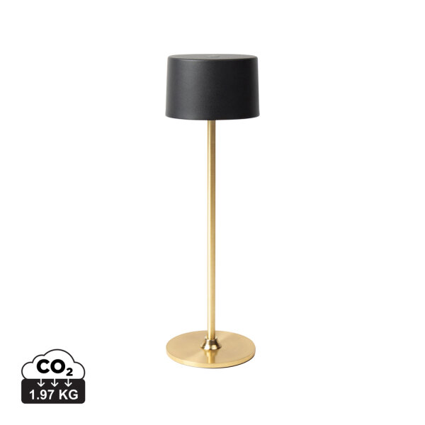 Lampada da tavolo VINGA Nauro in ABS riciclato RCS colore oro