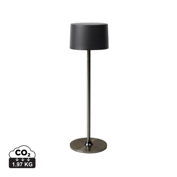 Lampada da tavolo VINGA Nauro in ABS riciclato RCS carbon fossile