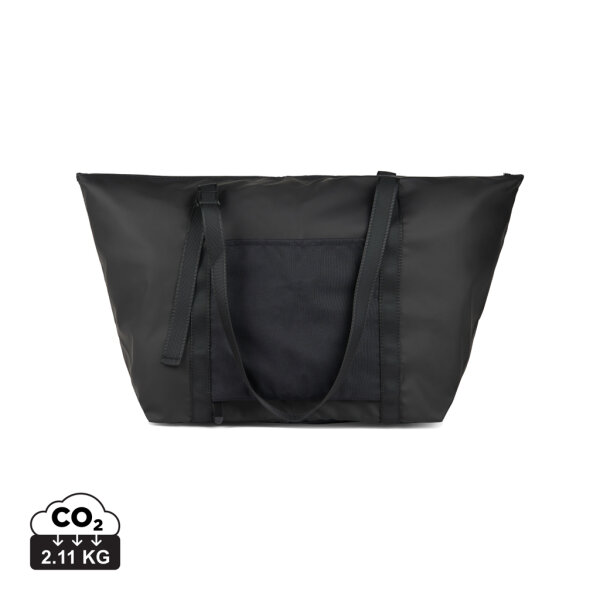 VINGA Livorno Wochenendtasche aus GRS recyceltem Polyester schwarz