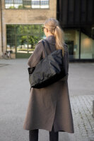 VINGA Livorno Maxi-Tasche aus GRS recyceltem Polyester schwarz