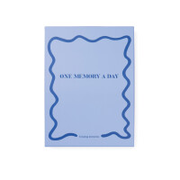 Diario VINGA One memory a day in carta riciclata GRS blu