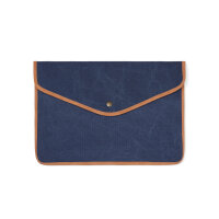 Tasca porta PC 14 VINGA Bosler in rCanvas GRS blu navy