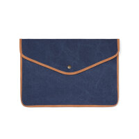 Tasca porta PC 16 VINGA Bosler in rCanvas GRS blu navy