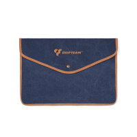 Tasca porta PC 16 VINGA Bosler in rCanvas GRS blu navy