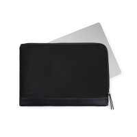 VINGA Marlow 14 Laptop Sleeve aus RCS recyceltem Polyester schwarz