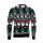 Weihnachts-LED-Pullover L/XL Schwarz