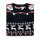 Weihnachts-LED-Pullover L/XL Schwarz