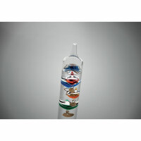 Galileo Thermometer Glas 28cm Transparent