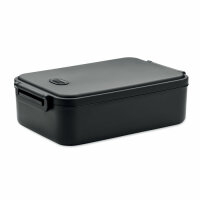 Lunchbox recyceltes PP 2200 ml Schwarz