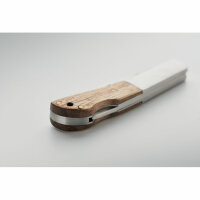 Coltello pieghevole in acacia Legno