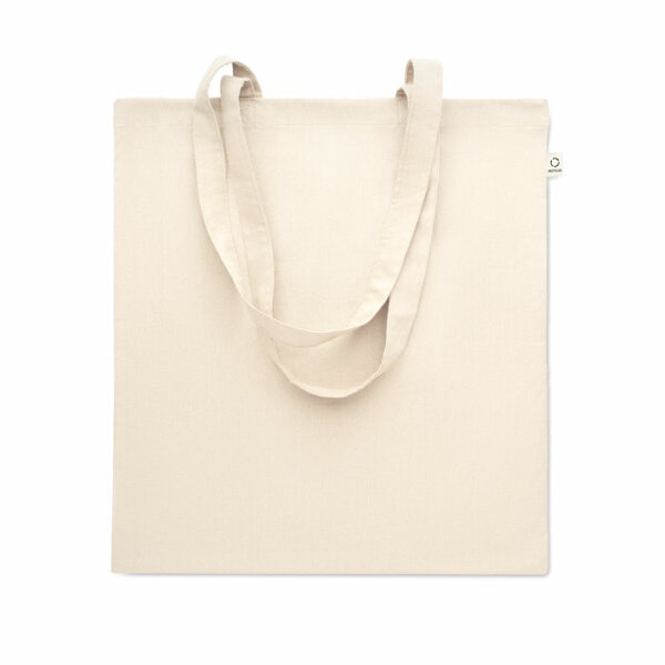 Shopper in cotone riciclato Beige