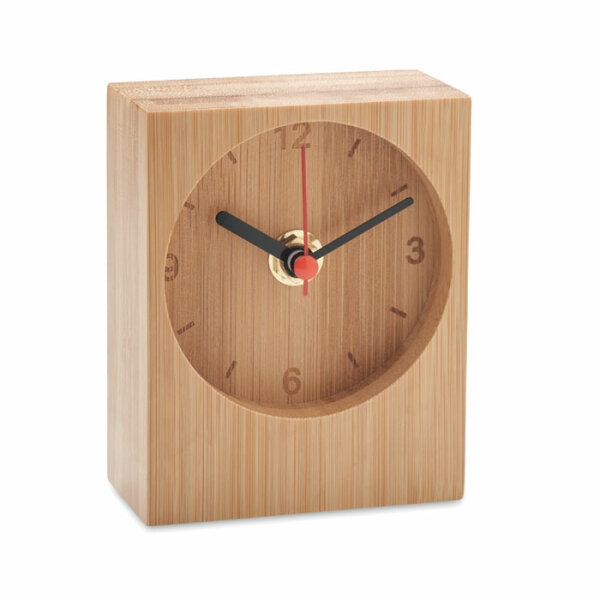 Orologio da tavolo in bambù Legno