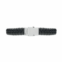 Geflochtenes Armband 21 cm Schwarz