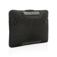 Swiss Peak AWARE™ RPET Voyager 15.6 Laptop-Sleeve schwarz