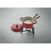 Set fonduta in ceramica 300 ml Rosso