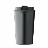 Doppelwandiger Becher 450 ml Schwarz