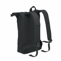 Zaino Rolltop per laptop 15"" Nero