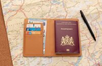 Kork RFID Passport-Cover braun