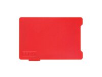 Porta carte di credito RFID multiplo rosso ciliegio