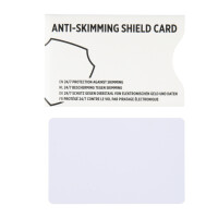 RFID Anti-Skimming-Karte mit aktivem Störchip weiß