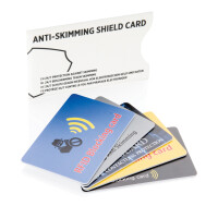 RFID Anti-Skimming-Karte mit aktivem Störchip weiß
