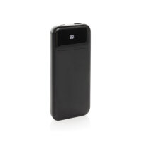 Powerbank 10.000 mAh Turbopack cavi integrati in rABS RCS nero