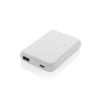 Powerbank magnetica Stellar 5000 mah 5W in rABS RCS bianco