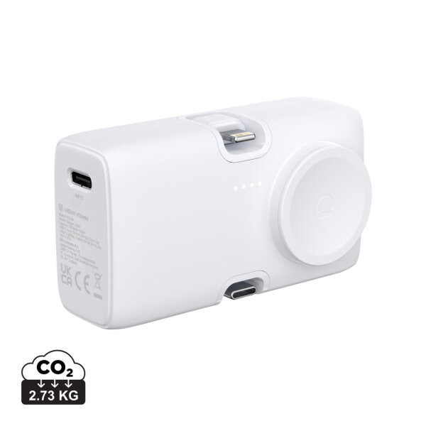 Powerbank 20W PD Urban Vitamin San Diego in rPlastica RCS bianco