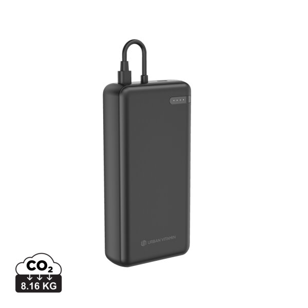 Powerbank 20.000 20W PD Urban Vitamin Menlo Park in rABS RCS nero