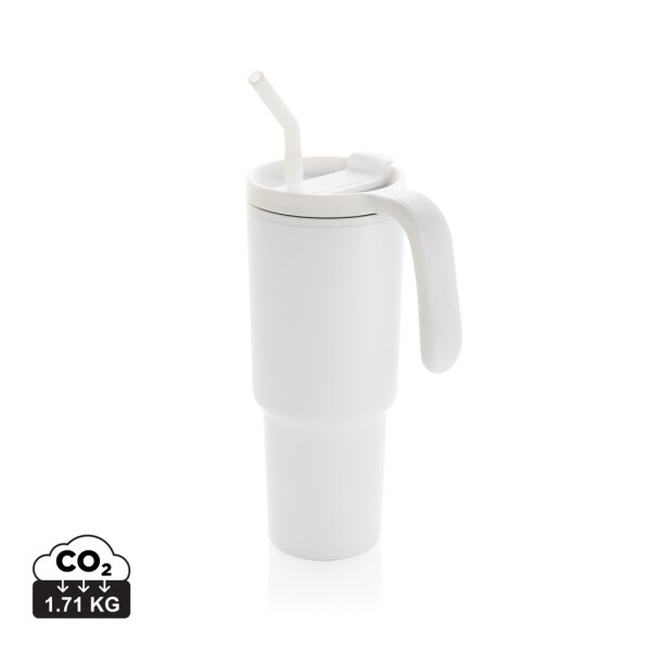 Tazza Graphic 360 in r-acciaio RCS 900ml bianco