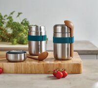 Food Flask Black+Blum 400ml turchese