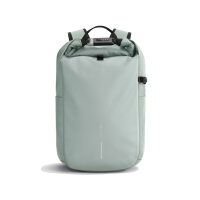 Urban wasserabweisender Anti-Diebstahl Rucksack Iceberg green, schwarz