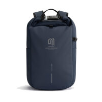 Urban wasserabweisender Anti-Diebstahl Rucksack navy blau, schwarz