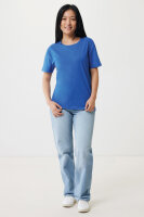 T-shirt da donna Iqoniq Yala in cotone riciclato blu royal