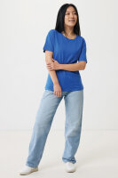 T-shirt da donna Iqoniq Yala in cotone riciclato blu royal