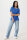 T-shirt da donna Iqoniq Yala in cotone riciclato blu royal