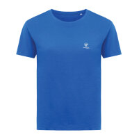 T-shirt da donna Iqoniq Yala in cotone riciclato blu royal