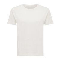 T-shirt da donna Iqoniq Yala in cotone riciclato ivory white